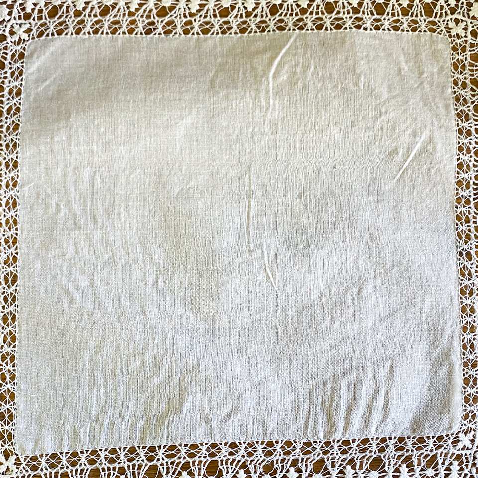 ハンカチ ホワイト 白 フォーマル ポケット用 携帯用 レース 画像3