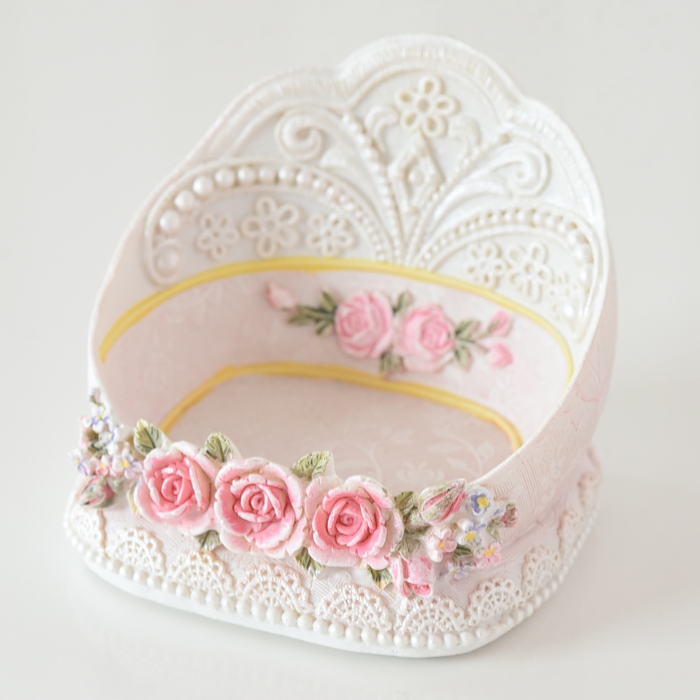ローズ プリンセス アクセサリートレイ ピンク | ロココ調家具