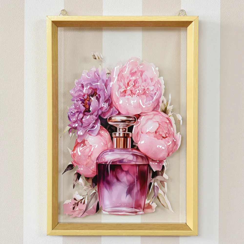 ３Dアート 「ヴァイオレット レヴェリー」 20×30cm 画像2