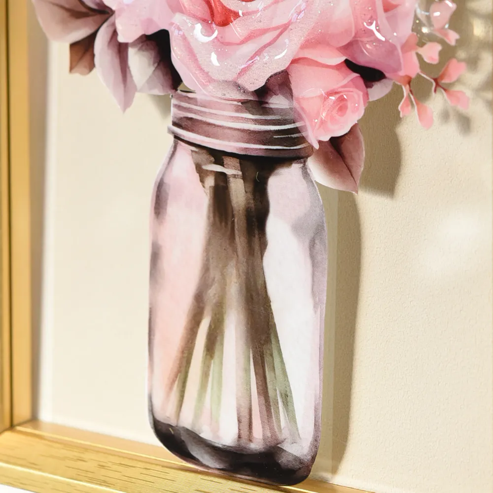 ３Dアート 「ローズ エッセンス」 20×30cm 画像6